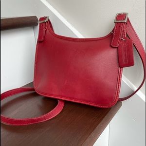 Coach Vintage Deep Red handbag crossbody purse